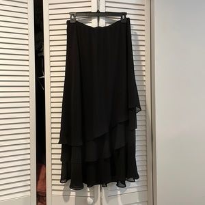 Black Alex Evenings dress. Size Large. Brand new with tags!!